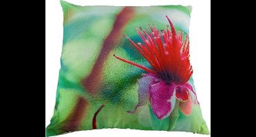 Dutch Decor sierkussenhoes met bloem motief ELLY - Mulitcolor - 45 x 45 cm - Polyester - Vierkant