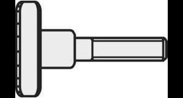TOOLCRAFT M5*10 D464-5.8:A2K 189350 Kartelbouten M5 10 mm DIN 464 Staal Galvanisch verzinkt 10 stuk(s)
