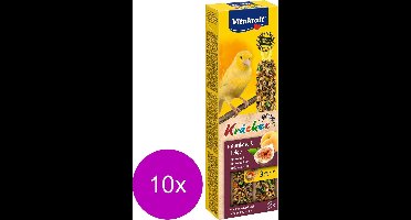 Vitakraft Kanarie Kracker - Fruit - 2 in 1 - 10 Stuks - Vogelvoer