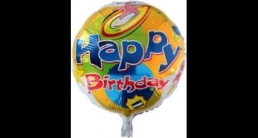 Folieballon happy birthday, 40cm Kindercrea