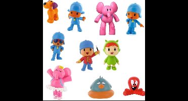 Comansi Pocoyo speelset - Nina, Elly, Roberto, Pato & Loula - 10 figuurtjes