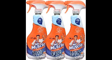3x Mr Muscle badkamer reiniger spray - badkamerreiniger 3x 500ml