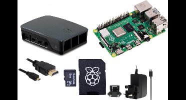 Raspberry Pi 4 - 4Gb - StarterPack - Zwart