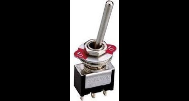 TRU COMPONENTS LB-601-2 Tuimelschakelaar 250 V/AC 3 A 1x aan/aan Continu 1 stuk(s)