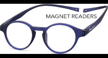 Montana MR60B leesbril met magneetsluiting +2.50 blauw - magneetbril