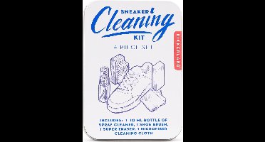 Kikkerland Sneaker Cleaning Kit - Vlekken verwijderen - Bevat schoonmaakspray / borsteltje / microvezeldoek / spons