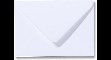 Benza Wenskaart Enveloppen - langwerpig 16,2 x 11,4 cm = C6 - Wit - 100 stuks