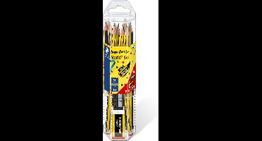 STAEDTLER promo set Noris potlood 12 st + gom + slijper