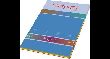 Kopieerpapier Fastprint A4 80gr 5 felle kleuren 250vel
