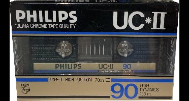 Philips audio cassetteband 90min 2x45min UC2 high position