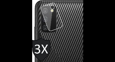 Camera Screenprotector geschikt voor Samsung A02s - 3x Screen Protector Glas