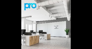 Rocada Whiteboardwand 200x500 cm (5 panelen) - PRO - Polyester coating