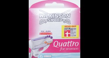 Wilkinson Sword quattro for women 6 scheermesjes