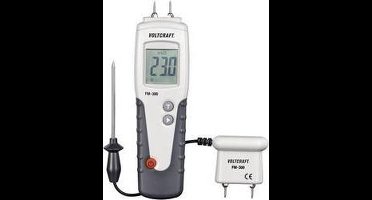 VOLTCRAFT FM-300 Houtvochtmeter Meetbereik houtvochtigheid (bereik) 6 tot 99 %Vol. Temperatuurmeting