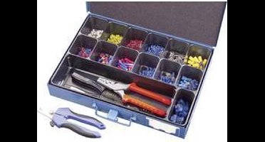 810781 Assortiment kabelschoenen 0.705 mm² - 10 mm² Wit, Geel, Rood, Blauw, Metaal 1403 stuk(s)