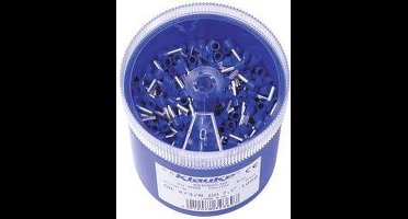 Klauke GR4738DO Assortiment adereindhulzen 2.5 mm² Deels geïsoleerd Blauw 1000 onderdelen