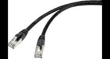 Renkforce RF-4538204 RJ45 Netwerkkabel, patchkabel CAT 6A S/FTP 30.00 m Zwart Geschikt voor buiten 1 stuk(s)