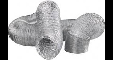 Wallair N55878 Flexibele ventilatiebuis Aluminium (Ø x l) 10.2 cm x 10 m Zilver