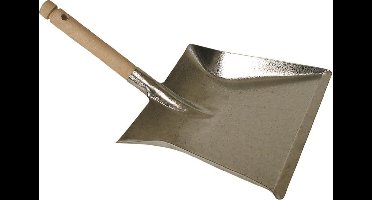 Betra stofblik - verzinkt metaal - met houten steel