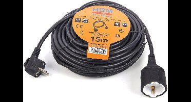 HBM 15 Meter Verlengkabel, verlengsnoer
