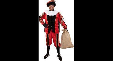 Piet plushe zwart/rood