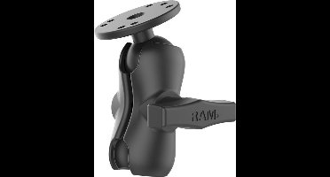 RAM Mount klemhouder C Kort - aluminium C-klemarm - ronde base kogel RAM-103U-B