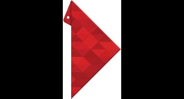 Geocover Aristo incl. geo- - driehoek AR-1555/2 22 - 5cm Rood