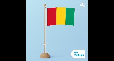 Tafelvlag Guinee 10x15cm | met standaard