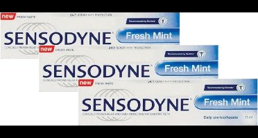 Sensodyne - Tandpasta - Fresh Mint - 75ml x 3