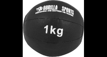 Gorilla Sports Medicijnbal - Medicine Ball - Kunstleer - 1 kg
