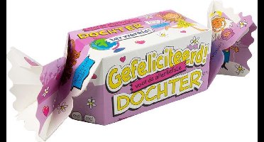 Kado/Snoepverpakking Nieuw - Gefeliciteerd dochter