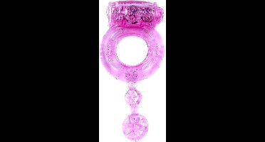 Power Escorts - Vibrerende Cockring - 7 Cm - Roze - Inclusief batterijen