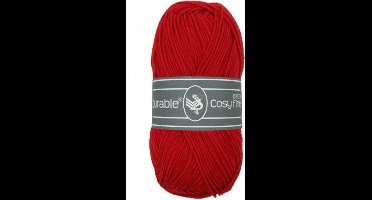 5 x Durable Cosy extra fine tomato red - rood (318) - acryl en katoen garen - 50 grams - pendikte 3 a 3,5mm