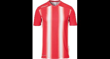 Uhlsport Stripe 2.0 Shirt Korte Mouw Heren - Rood / Wit | Maat: M