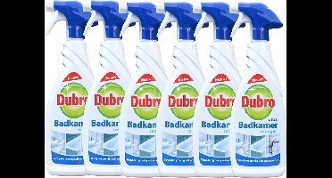 6x Dubro Ultra badkamer reiniger - badkamerreiniger - Anti kalk - 6x 650ml