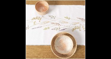 Borduurpakket voorbedrukte loper grassen in spansteek van Rico 150103