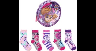 Nickelodeon Paw Patrol Skye Sokken Giftbox 5P