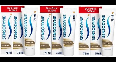 Sensodyne - Tandpasta - MultiCare - 2x75ml x 3