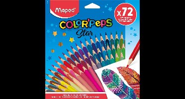 Maped COLOR'PEPS STAR kleurpotloden - in kartonnen doos x72