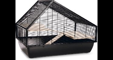 Beeztees - Knaagdierenkooi - Boas - 76x46x57 - cm - zwart