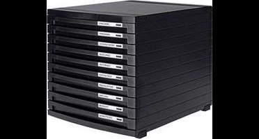 HAN CONTUR 1510-13 Ladebox Zwart DIN A4, DIN B4, DIN C4 Aantal lades: 10