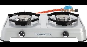 Campingaz Camping Cook CV Camping Kooktoestel - kampeer kooktoestel 2 pits - 2x 1800 Watt - zilvergrijs