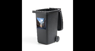 Container sticker Uitsneden (oude) gebouwen - Queen Victoria Building en Sydney Town Hall Klikosticker - 40x40 cm - kliko sticker - weerbestendige containersticker