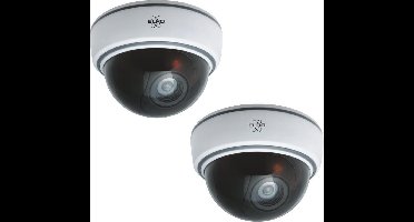 ELRO CDD15F Indoor Dummy Dome Camera met Flash Light - 2 Pack