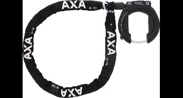 AXA Block XXL Ringslot Zwart + AXA ULC Insteekketting 130 cm 5,5 mm Zwart