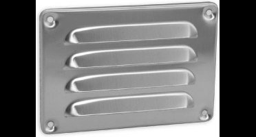 NEDCO ventilatierooster | schoepenrooster | aluminium | 130 x 90 mm | aluminium