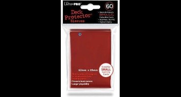 Sleeves Small Red 60 D10