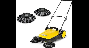 Kärcher S 4 Twin + Veegborstels nat vuil – veegmachine – 2 zijborstels - 68cm – 20L