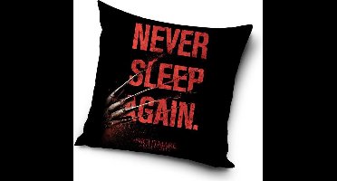 Nightmare on Elm Street Never Sleep Again - Sierkussen Kussen 40 x 40 cm (inclusief vulling met ritssluiting)