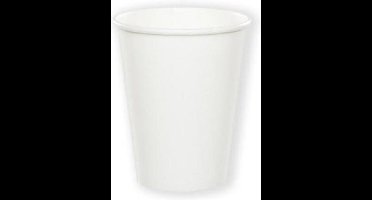 Witbaard Feestbekers 266 Ml Karton Wit 8 Stuks